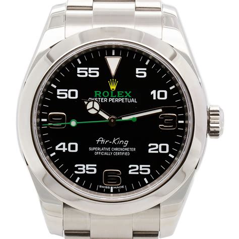 rolex air king in stock|used rolex air king 40mm.